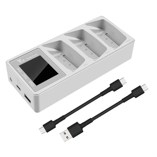 For DJI Flip Drone YX 3-Channel Battery Charger with Color LCD Screen Smart Charging Hub - free shipping - PMC Jewellery - Order now!