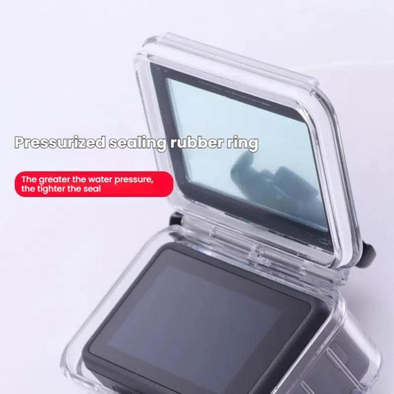 For DJI Osmo Action 3/4/5 Water-resistant Case 5m Underwater Touchscreen Dive Housin(Transparent)