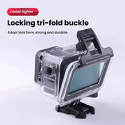 For DJI Osmo Action 3/4/5 Water-resistant Case 5m Underwater Touchscreen Dive Housin(Transparent)