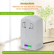 For DJI Flip YX Dual-Slot Vertical Bttery Charger Charging Station With Color Screen