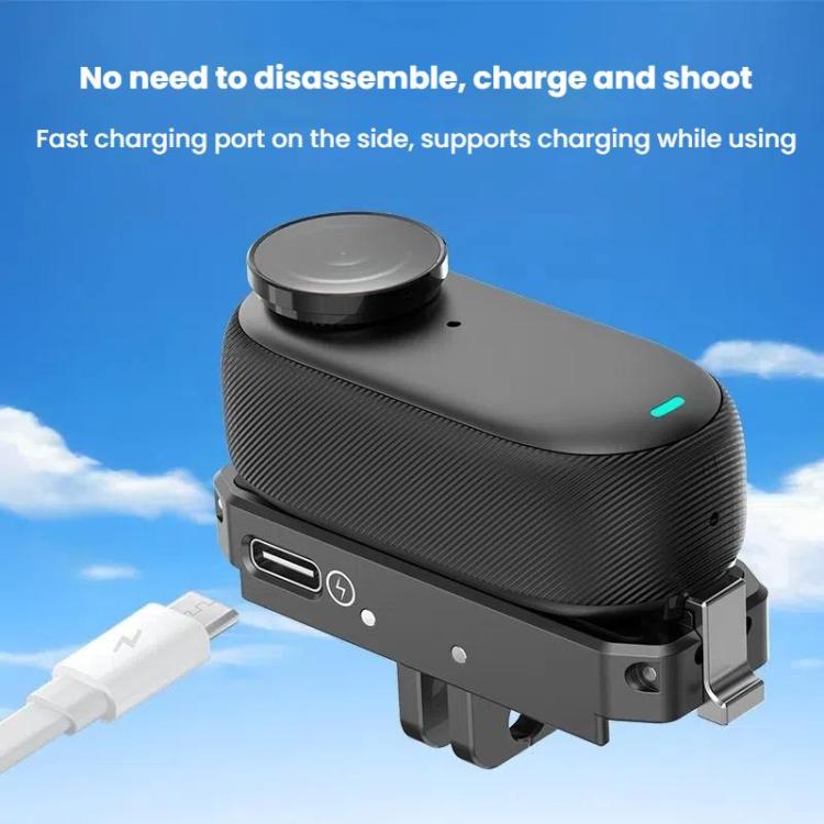 For Insta360 GO 3 / 3S HEPAIL AC69 Aluminium Alloy Quick-Release Charging Base - free shipping - PMC Jewellery - Order now!