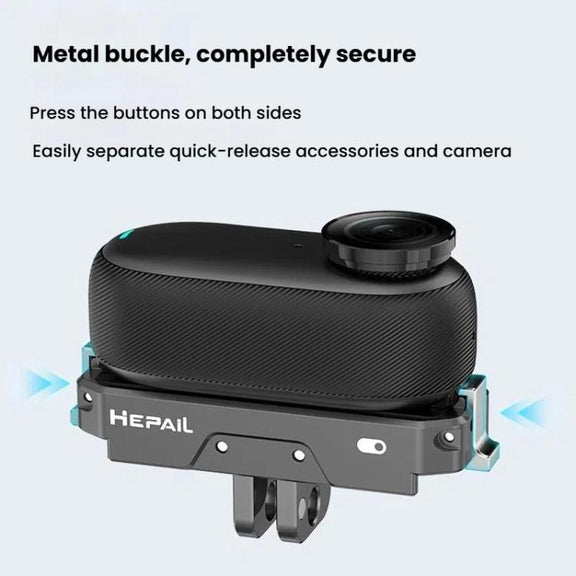 For Insta360 GO 3 / 3S HEPAIL AC69 Aluminium Alloy Quick-Release Charging Base