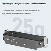 For Insta360 GO 3 / 3S HEPAIL AC69 Aluminium Alloy Quick-Release Charging Base