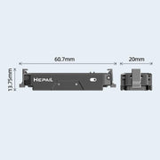 For Insta360 GO 3 / 3S HEPAIL AC69 Aluminium Alloy Quick-Release Charging Base