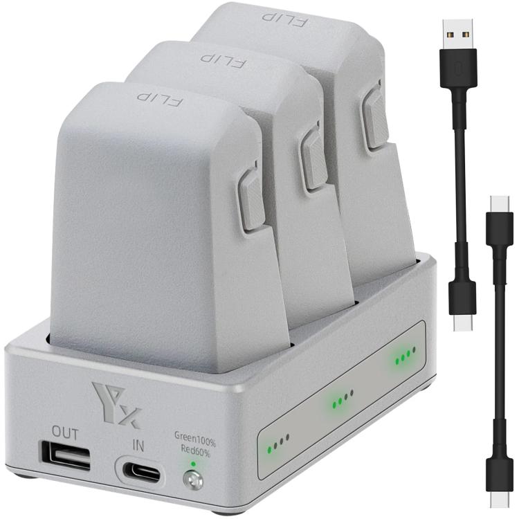 For DJI Flip YX 3-Way Charger Bidirectional Battery Management System - free shipping - PMC TechLife - Order now!