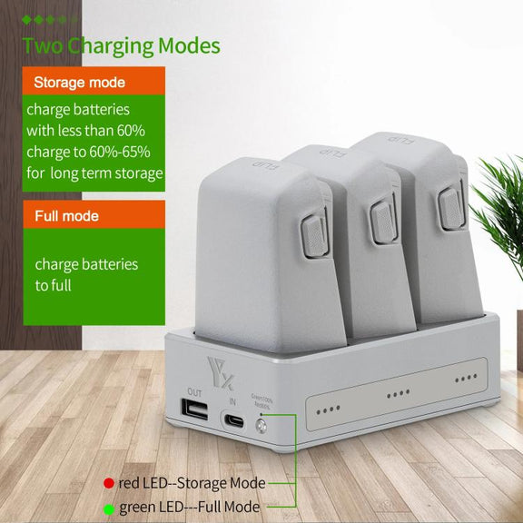For DJI Flip YX 3-Way Charger Bidirectional Battery Management System