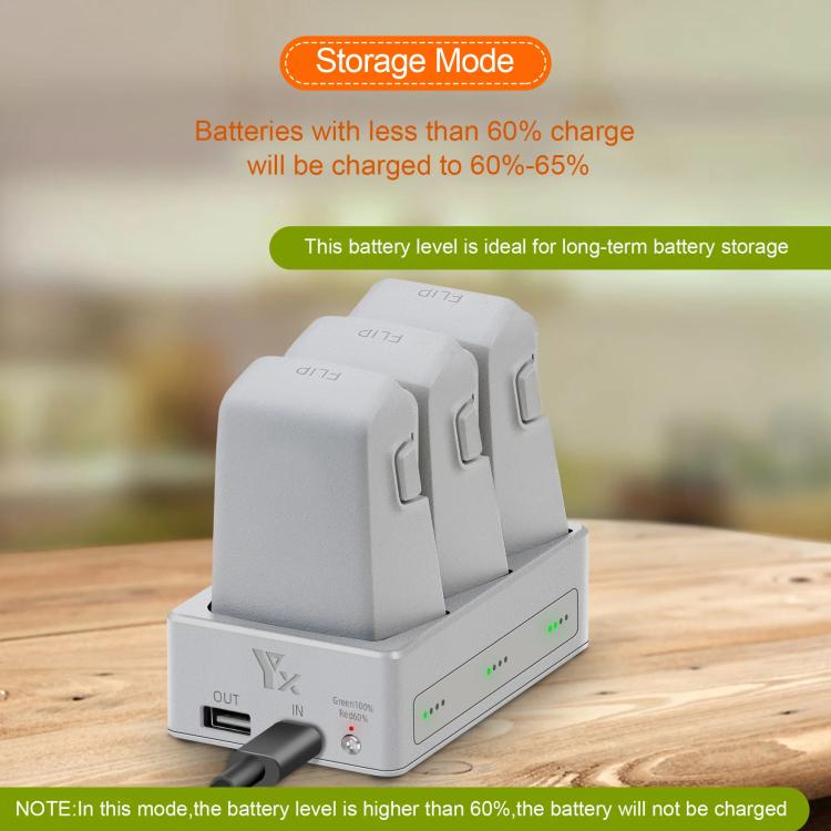 For DJI Flip YX 3-Way Charger Bidirectional Battery Management System - free shipping - PMC Jewellery - Order now!