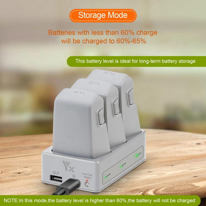 For DJI Flip YX 3-Way Charger Bidirectional Battery Management System - free shipping - PMC Jewellery - Order now!