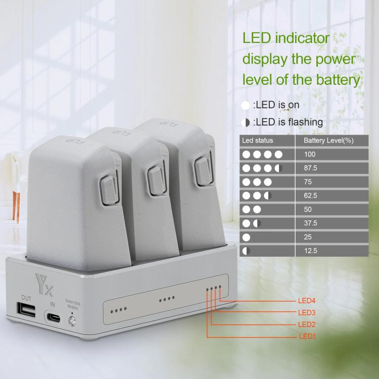 For DJI Flip YX 3-Way Charger Bidirectional Battery Management System - free shipping - PMC Jewellery - Order now!