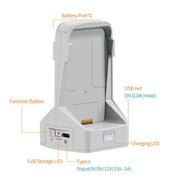 For DJI Flip YX 2-way Vertical Battery Charger Bidirectional Battery Management System