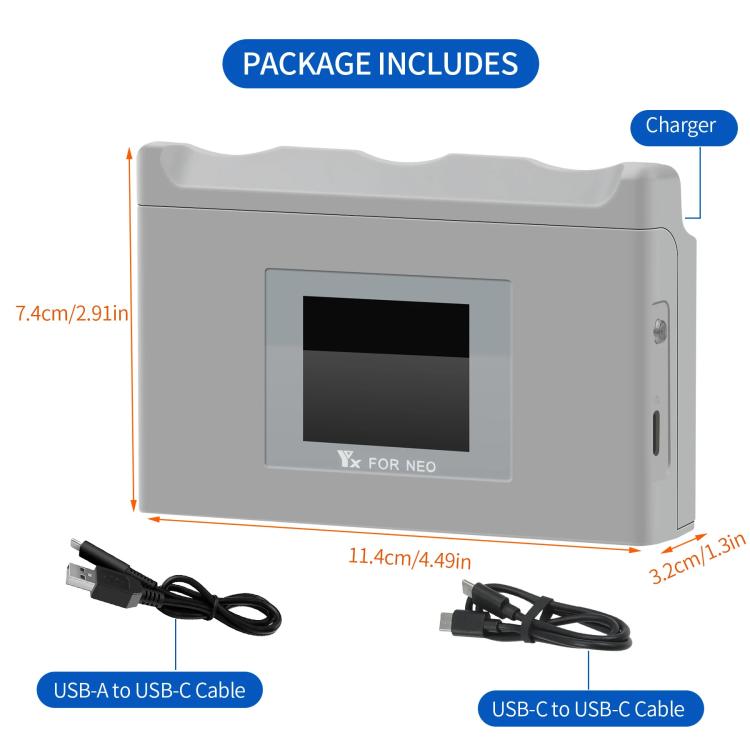 For DJI Neo Battery Charger YX 3-way Color Screen Charger Hub Charging Station - free shipping - PMC Jewellery - Order now!