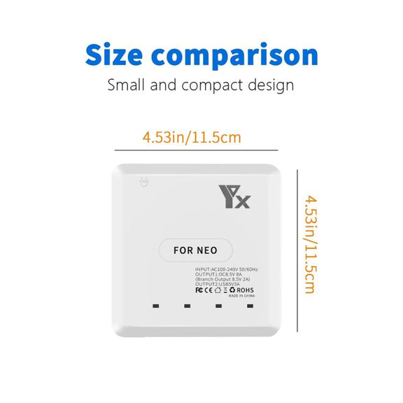 For DJI Neo Drone YX 4-port Battery Charger Charging Hub AU Plug