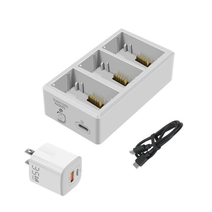 YX 3-Way Battery Charger For DJI Mini 4 Pro/Mini 3/Mini 3 Pro Charging Hub 35W US Plug - free shipping - PMC Jewellery - Order now!