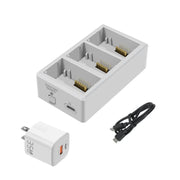 YX 3-Way Battery Charger For DJI Mini 4 Pro/Mini 3/Mini 3 Pro Charging Hub 35W US Plug