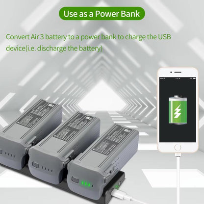 For DJI Air 3/Air 3S Battery Charger YX 3-way Charging Butler Drone Accessories - free shipping - PMC Jewellery - Order now!