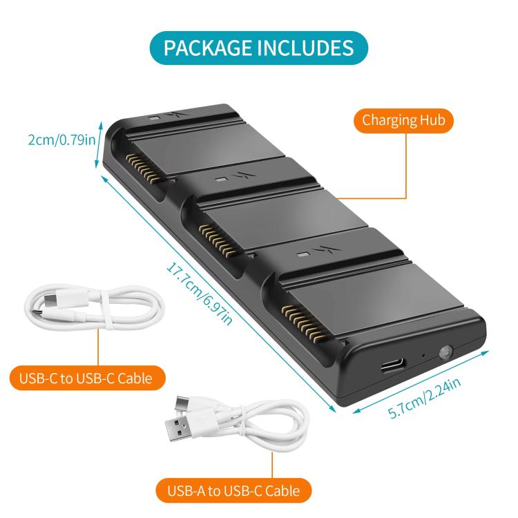 For DJI Air 3/Air 3S Battery Charger YX 3-way Charging Butler Drone Accessories - free shipping - PMC Jewellery - Order now!