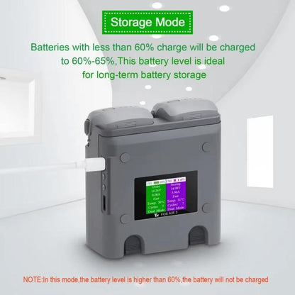 For DJI Air 3/Air 3S YX 2-Way Battery Charger Charging Butler With Color Screen Drone Accessories - free shipping - PMC Jewellery - Order now!