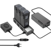 For DJI Mavic 3 YX Battery Charger Discharger Hub 3-in-1 Smart Charging Station With Color Screen EU Plug