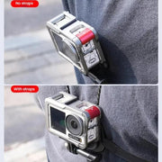 HEPAIL AC76 Action Camera Mobile Phone Magnetic Neck Strap Mount