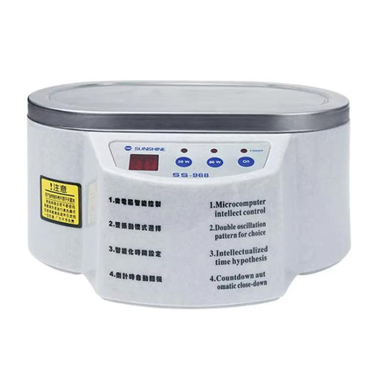 SUNSHINE 968 Mini Jewellery Glasses Cleaner Ultrasonic Cleaner EU Plug - free shipping - PMC Jewellery - Order now!