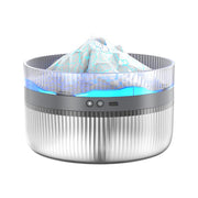 2L Volcanic Essential Oil Diffuser Humidifier Large Capacity Aromatherapy Mist Diffuser Top-Fill Water Tank(White)