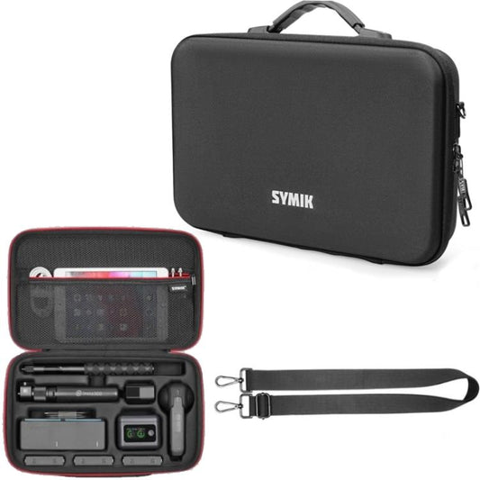 For Insta360 X5 / X4 Camera SYMIK Large Capacity Storage Bag Handbag Messenger Carrying Case(Black) - free shipping - PMC Jewellery - Order now!