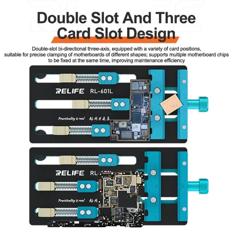 RELIFE RL-601L Mobile Phone Repair Mainboard Multi-Use Card Holder Chip Dual-Axis Fixed Card Slot - free shipping - PMC Jewellery - Order now!