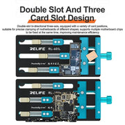 RELIFE RL-601L Mobile Phone Repair Mainboard Multi-Use Card Holder Chip Dual-Axis Fixed Card Slot