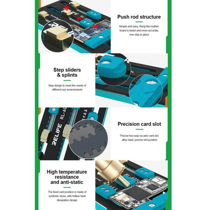 RELIFE RL-601L Mobile Phone Repair Mainboard Multi-Use Card Holder Chip Dual-Axis Fixed Card Slot - free shipping - PMC Jewellery - Order now!
