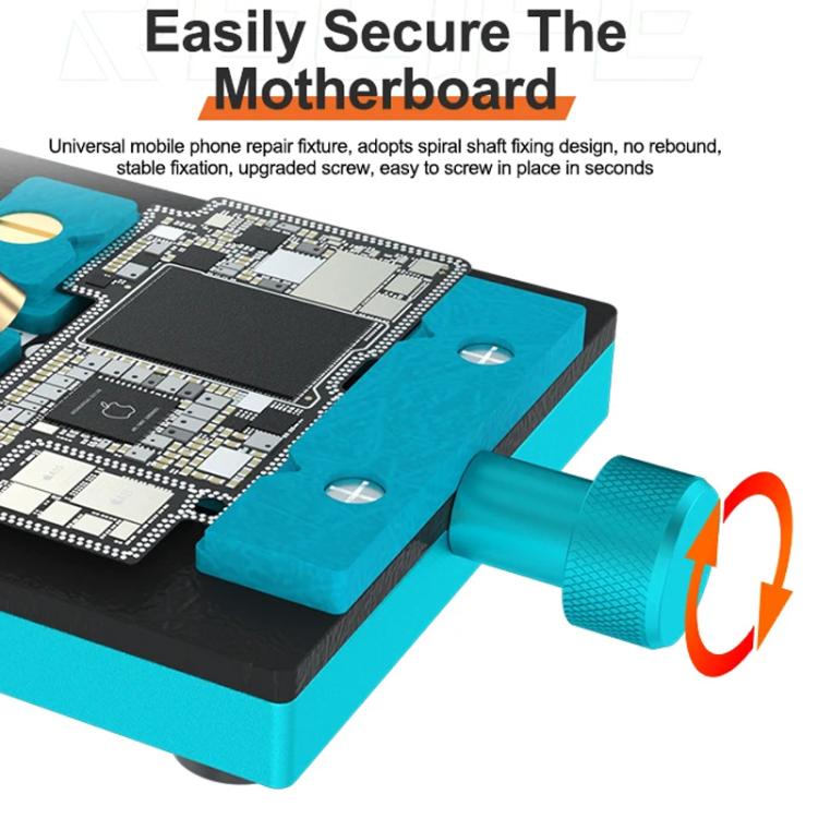 RELIFE RL-601L Mini Rotary Mobile Phone Motherboard Repair Multi-Use Card Holder High Temperature Resistant Fixed Card Slot - free shipping - PMC Jewellery - Order now!