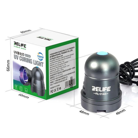 RELIFE RL-014A Mobile Phone Repair UV Glue Ultraviolet Curing Lamp Fluorescent Detection Green Oil Curing Light