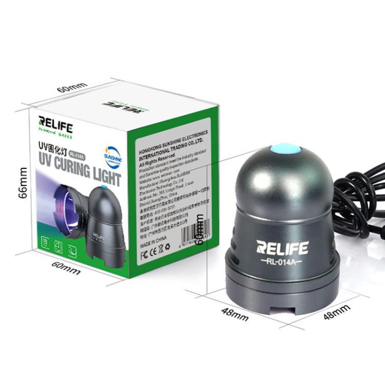 RELIFE RL-014A Mobile Phone Repair UV Glue Ultraviolet Curing Lamp Fluorescent Detection Green Oil Curing Light