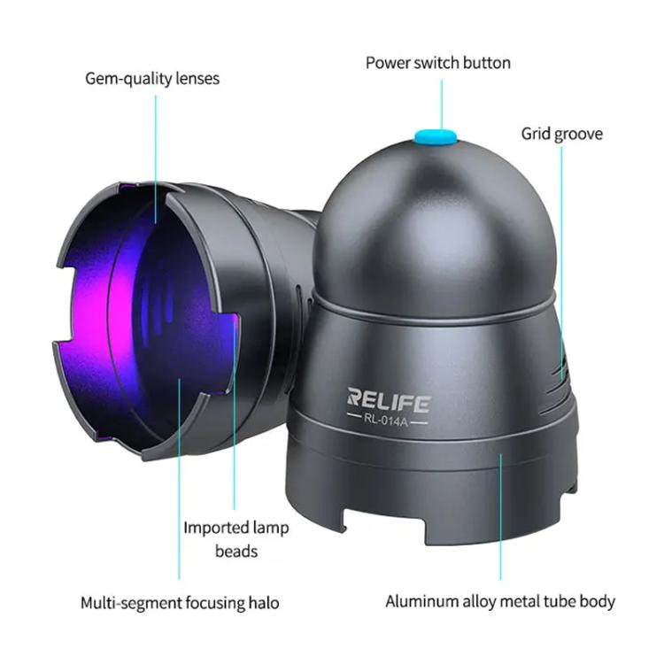 RELIFE RL-014A Mobile Phone Repair UV Glue Ultraviolet Curing Lamp Fluorescent Detection Green Oil Curing Light - free shipping - PMC Jewellery - Order now!