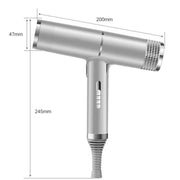 T-Shaped Hair Dryer with Smart Inverter Technology High-Power Blow Dryer for Home & Salon Use EU Plug(Gray)