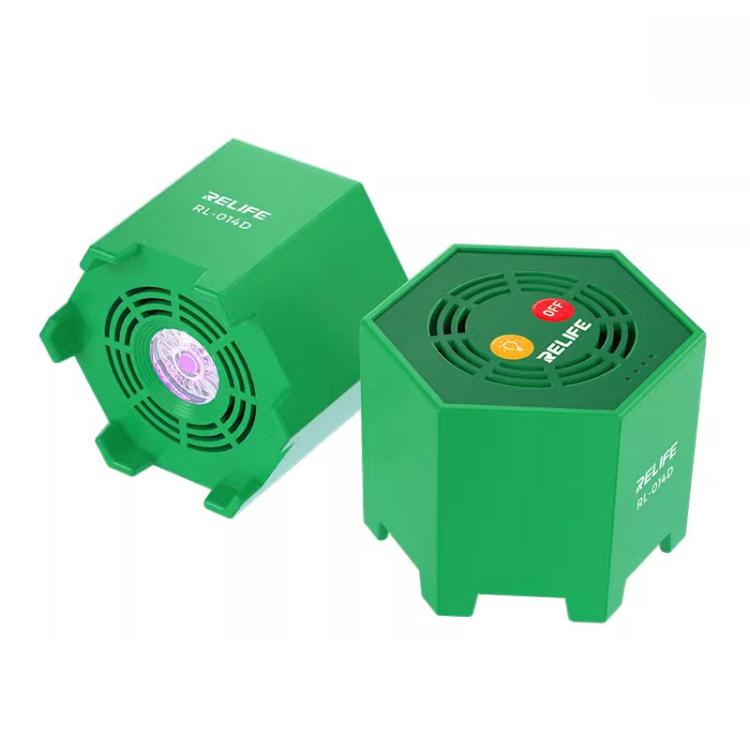 RELIFE RL014D Smart UV Curing Lamp LED Ultraviolet Mobile Phone Repair Shadowless Glue Green Oil Quick-drying Oil Curing Lamp - free shipping - PMC TechLife - Order now!