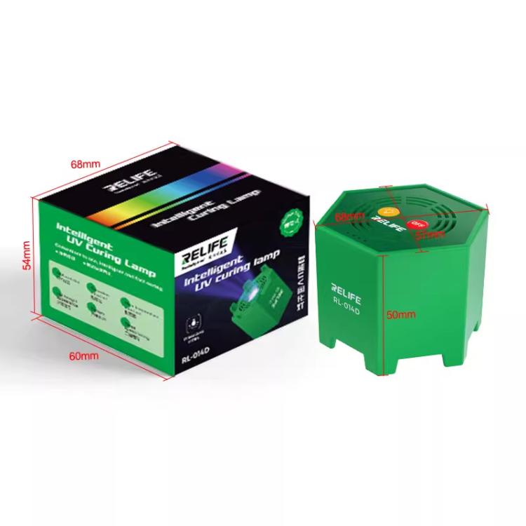 RELIFE RL014D Smart UV Curing Lamp LED Ultraviolet Mobile Phone Repair Shadowless Glue Green Oil Quick-drying Oil Curing Lamp