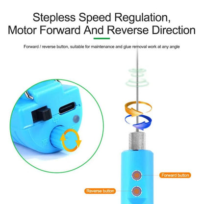 RELIFE RL-056F Wireless Speed Control Integrated Glue Removal Machine Cutting Machine Screen OCA Glue Removal - free shipping - PMC Jewellery - Order now!