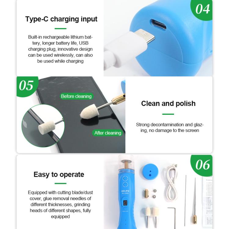 RELIFE RL-056D Mobile Phone Screen Smart Glue Removal Cutting Machine - free shipping - PMC Jewellery - Order now!
