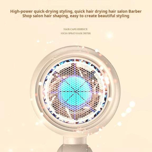 800-1200W High-Speed Hair Dryer with Blue Light Care Foldable & Portable for Travel EU Plug(Pink)