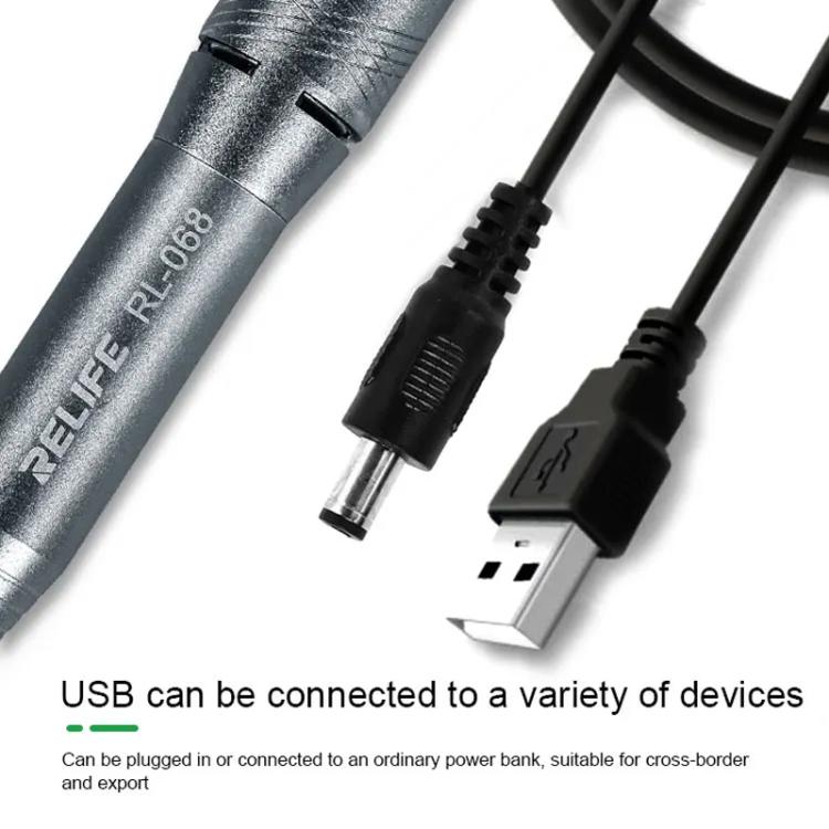 RELIFE RL-068 Speed-adjustable Handheld Grinding Pen Rust Removal Polishing Motherboard Repair Electric Grinder - free shipping - PMC TechLife - Order now!