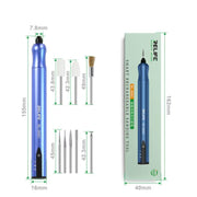 RELIFE RL-068C Smart Rechargeable Grinding Pen Portable Grinding Head Rust Removal Polishing Motherboard Repair Electric Grinder
