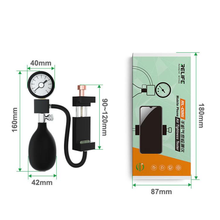 RELIFE RL-086 Mobile Phone Airtightness Tester Waterproof Sealing Testing Instrument - free shipping - PMC TechLife - Order now!