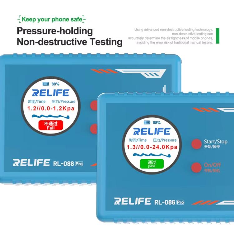 RELIFE RL-086 Pro Mobile Smart Airtightness Tester Portable Sealing Leak Detector - free shipping - PMC TechLife - Order now!
