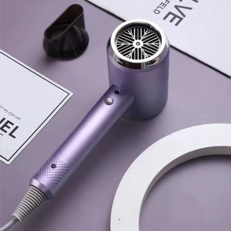 High-Speed Hair Dryer Salon & Home Blow Dryer with Blue Light Ionic Technology EU Plug(Gradient Purple) - free shipping - PMC TechLife - Order now!