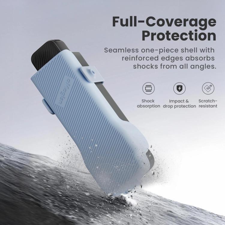 For DJI Osmo Pocket 3 Camera aMagisn Protective Cover Storage Case with 4 Magnetic Filter Slots(Black)