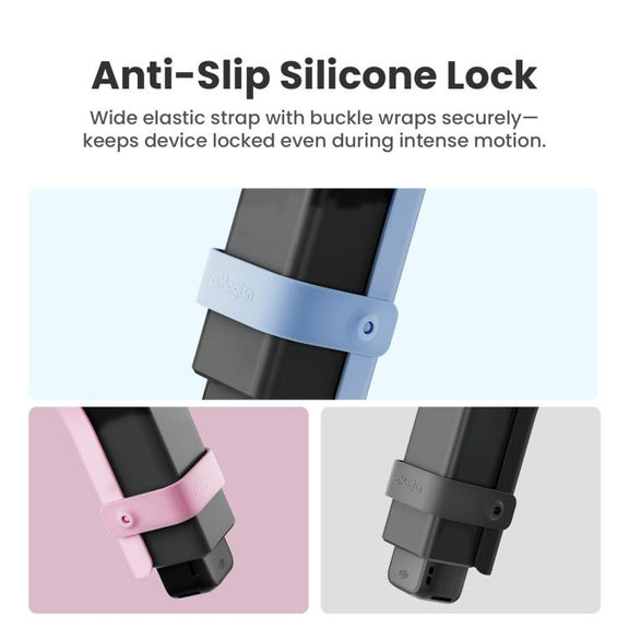 For DJI Osmo Pocket 3 Camera aMagisn Protective Cover Storage Case with 4 Magnetic Filter Slots(Pink)