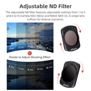 For DJI Osmo Pocket 3 aMagisn Adjustable Magnetic Filter Camera Lens Filters CPL