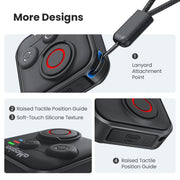 aMagisn Wireless Bluetooth Remote Control for Insta360, GoPro Hero Cameras & Smartphones