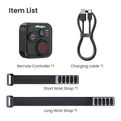 aMagisn Wireless Bluetooth Remote Control for Insta360, GoPro Hero Cameras & Smartphones - 50m Long Range - free shipping - PMC Jewellery - Order now!