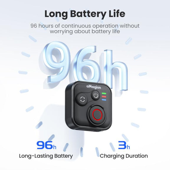 aMagisn Wireless Bluetooth Remote Control for Insta360, GoPro Hero Cameras & Smartphones